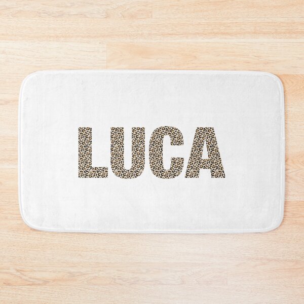 Item preview, Luca name Lucapard pattern my name is Luca gift birthday holiday anniversary Essential Inspiration Joy Mood Funny designed and sold by DesignByHeartUK.
