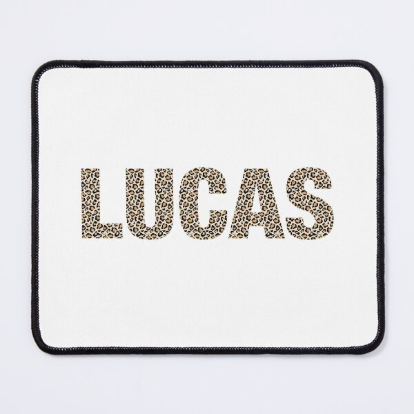 Item preview, Lucas name Lucas leopard pattern my name is Lucas gift birthday holiday anniversary Essential Inspiration Joy Mood Funny designed and sold by DesignByHeartUK.