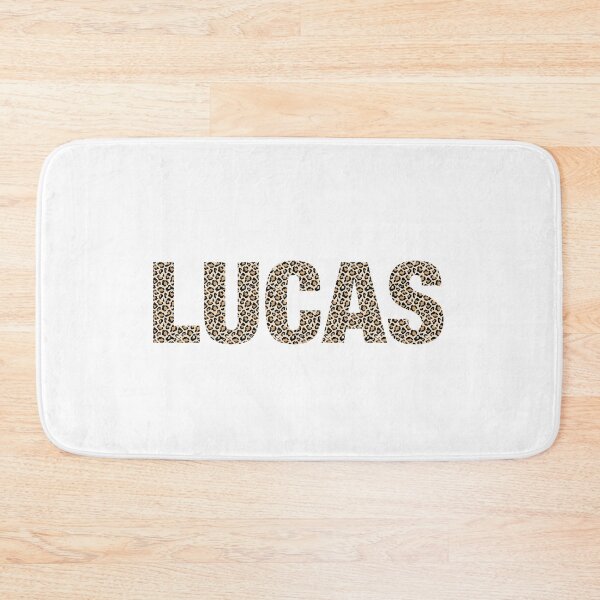 Item preview, Lucas name Lucas leopard pattern my name is Lucas gift birthday holiday anniversary Essential Inspiration Joy Mood Funny designed and sold by DesignByHeartUK.