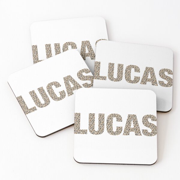 Artikelvorschau, Lucas name Lucas leopard pattern my name is Lucas gift birthday holiday anniversary Essential Inspiration Joy Mood Funny entworfen und verkauft von DesignByHeartUK.
