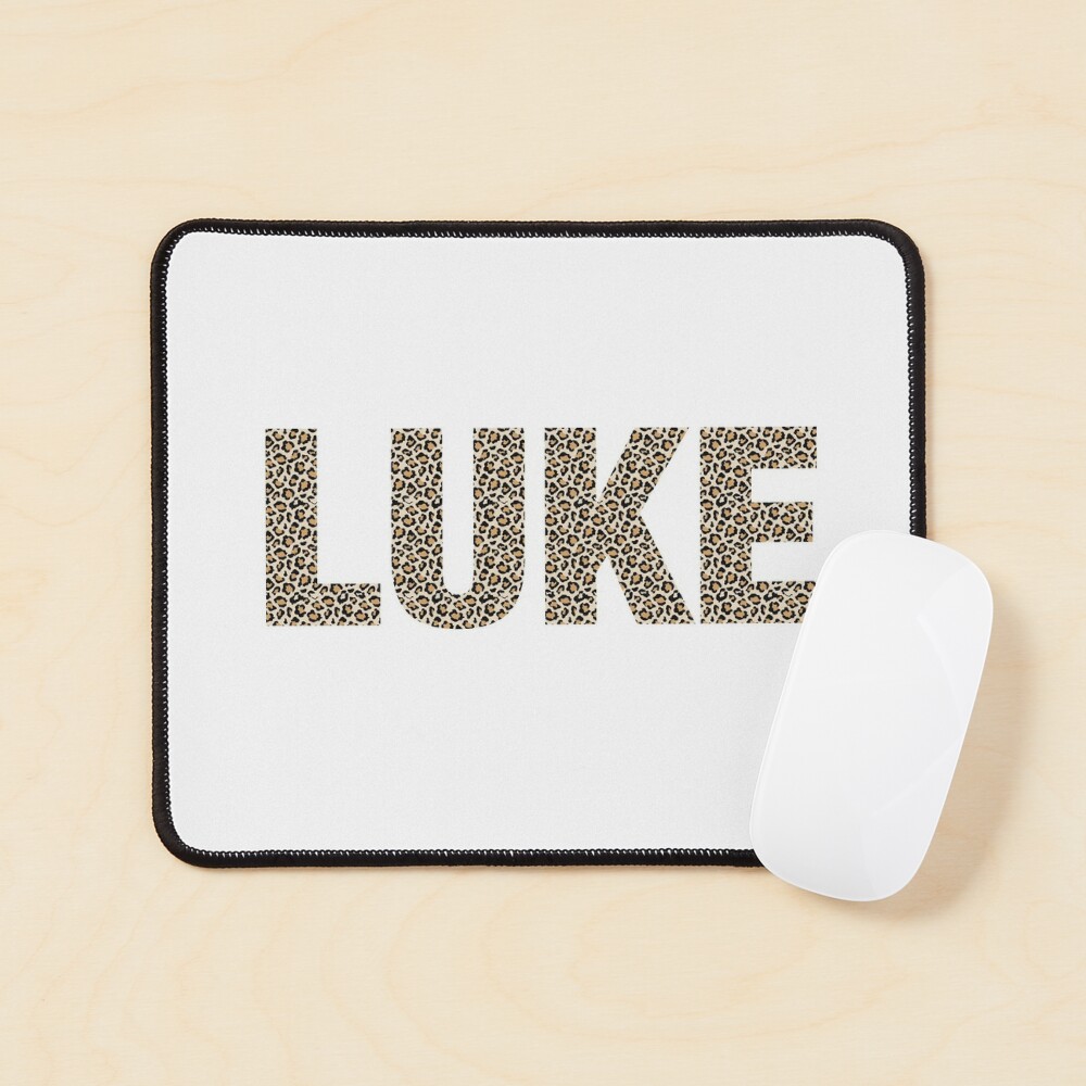 Luke name Luke leopard pattern my name is Luke gift birthday holiday  anniversary Essential Inspiration Joy Mood Funny