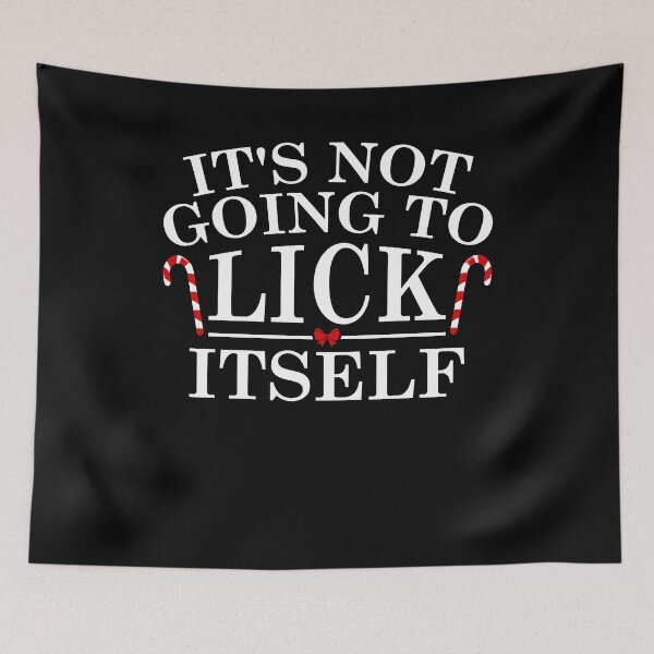 Item preview, It's Not Going To Lick Itself Funny Christmas Candy Cane designed and sold by Ryan89-Design.