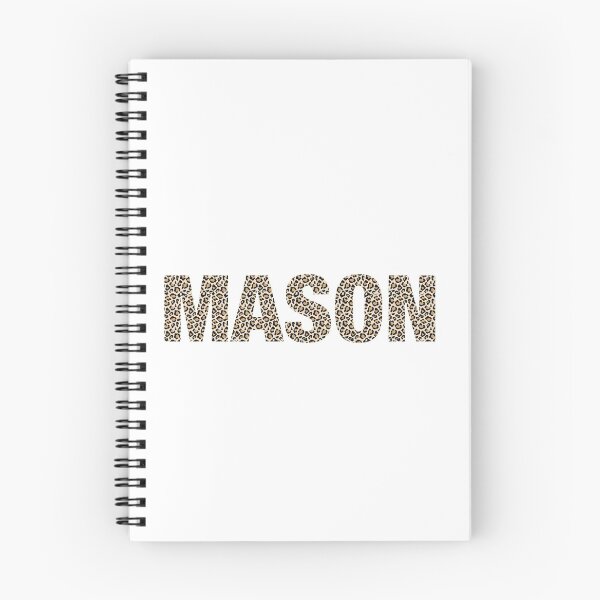 Artikelvorschau, Mason name Mason leopard pattern my name is Mason gift birthday holiday anniversary Essential Inspiration Joy Mood Funny entworfen und verkauft von DesignByHeartUK.