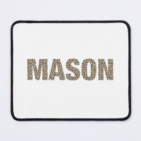 Item preview, Mason name Mason leopard pattern my name is Mason gift birthday holiday anniversary Essential Inspiration Joy Mood Funny designed and sold by DesignByHeartUK.