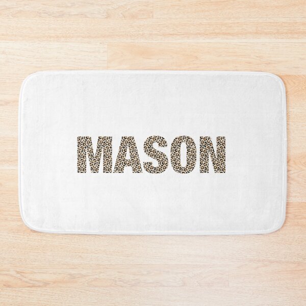 Item preview, Mason name Mason leopard pattern my name is Mason gift birthday holiday anniversary Essential Inspiration Joy Mood Funny designed and sold by DesignByHeartUK.