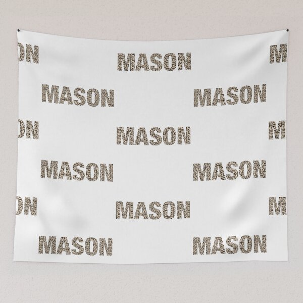 Item preview, Mason name Mason leopard pattern my name is Mason gift birthday holiday anniversary Essential Inspiration Joy Mood Funny designed and sold by DesignByHeartUK.