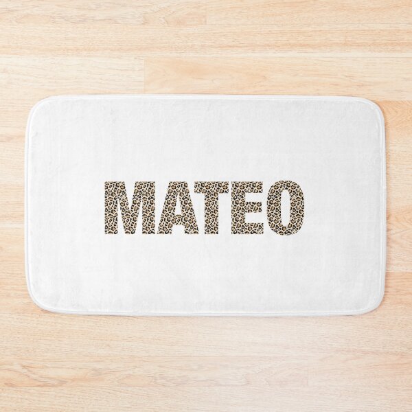 Item preview, Mateo name Mateo leopard pattern my name is Mateo gift birthday holiday anniversary Essential Inspiration Joy Mood Funny designed and sold by DesignByHeartUK.