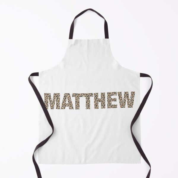 Item preview, Matthew name Matthew leopard pattern my name is Matthew gift birthday holiday anniversary Essential Inspiration Joy Mood Funny designed and sold by DesignByHeartUK.