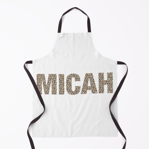 Artikelvorschau, Micah name Micah leopard pattern my name is Micah gift birthday holiday anniversary Essential Inspiration Joy Mood Funny entworfen und verkauft von DesignByHeartUK.