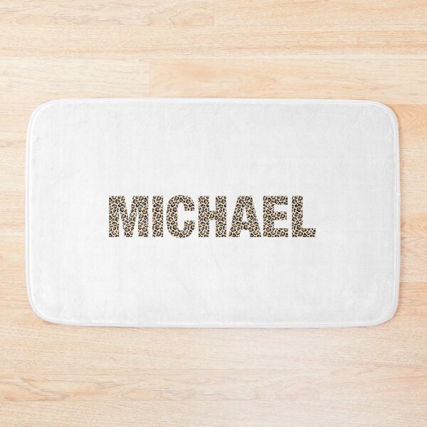 Item preview, Michael name Michael leopard pattern my name is Michael gift birthday holiday anniversary Essential Inspiration Joy Mood Funny designed and sold by DesignByHeartUK.