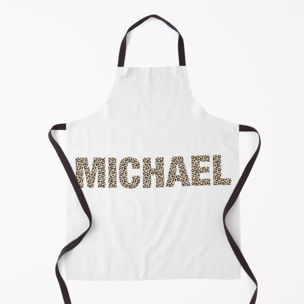 Item preview, Michael name Michael leopard pattern my name is Michael gift birthday holiday anniversary Essential Inspiration Joy Mood Funny designed and sold by DesignByHeartUK.