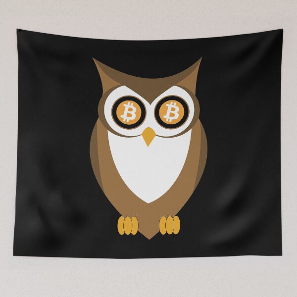 Item preview, Bitcoin Owl Eyes designed and sold by GraffitiSoup.