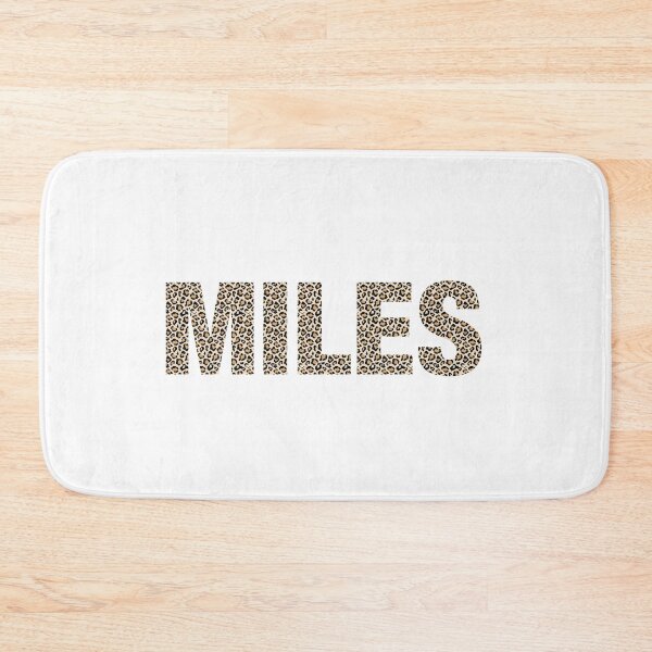 Item preview, Miles name Miles leopard pattern my name is Miles gift birthday holiday anniversary Essential Inspiration Joy Mood Funny designed and sold by DesignByHeartUK.