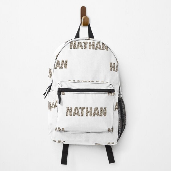 Item preview, Nathan name Nathan leopard pattern my name is Nathan gift birthday holiday anniversary Essential Inspiration Joy Mood Funny designed and sold by DesignByHeartUK.