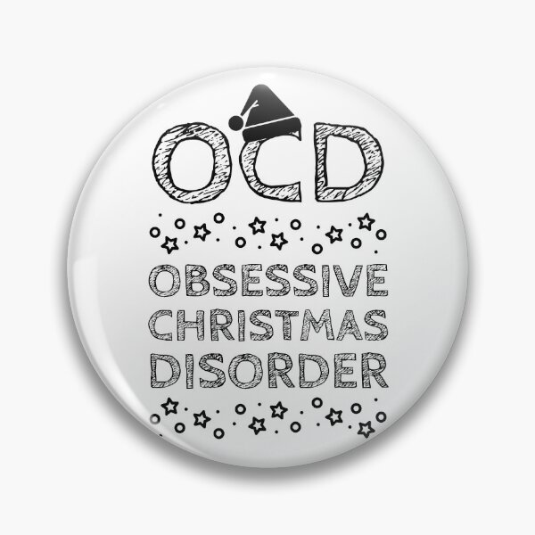 Item preview, OCD Funny - Obsessive Christmas Disorder designed and sold by OutcastBrain.