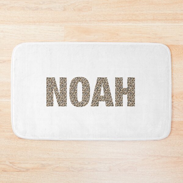 Item preview, Noah name Noah leopard pattern my name is Noah gift birthday holiday anniversary Essential Inspiration Joy Mood Funny designed and sold by DesignByHeartUK.