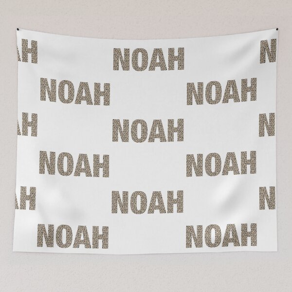 Item preview, Noah name Noah leopard pattern my name is Noah gift birthday holiday anniversary Essential Inspiration Joy Mood Funny designed and sold by DesignByHeartUK.