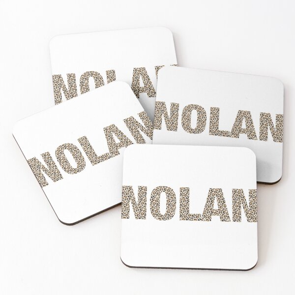Item preview, Nolan name Nolan leopard pattern my name is Nolan gift birthday holiday anniversary Essential Inspiration Joy Mood Funny designed and sold by DesignByHeartUK.