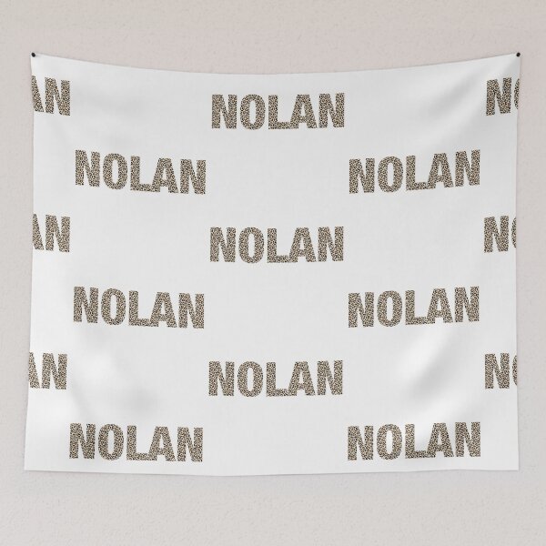Item preview, Nolan name Nolan leopard pattern my name is Nolan gift birthday holiday anniversary Essential Inspiration Joy Mood Funny designed and sold by DesignByHeartUK.