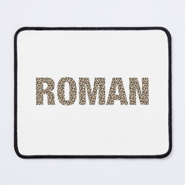 Item preview, Roman name Roman leopard pattern my name is Roman gift birthday holiday anniversary Essential Inspiration Joy Mood Funny designed and sold by DesignByHeartUK.