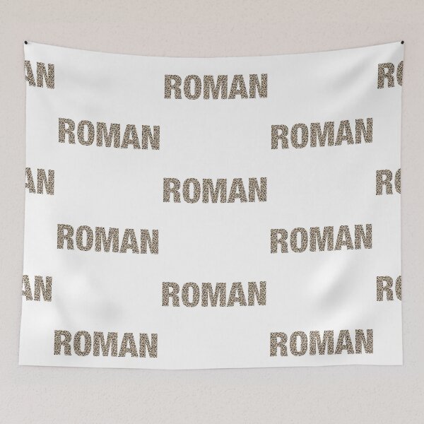 Item preview, Roman name Roman leopard pattern my name is Roman gift birthday holiday anniversary Essential Inspiration Joy Mood Funny designed and sold by DesignByHeartUK.