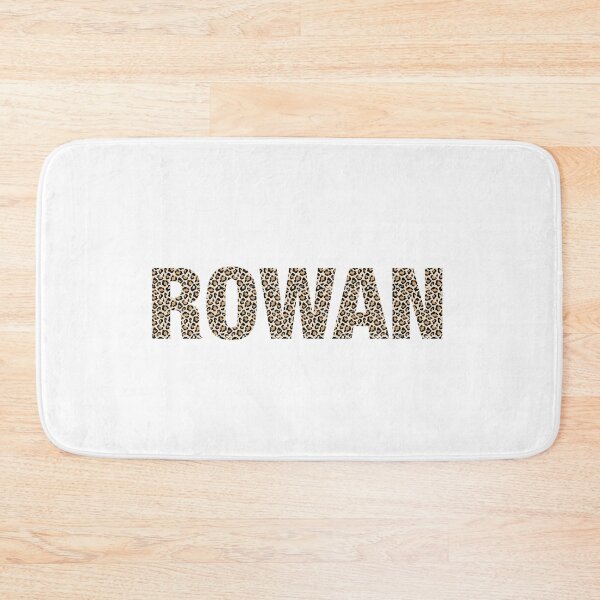 Item preview, Rowan name Rowan leopard pattern my name is Rowan gift birthday holiday anniversary Essential Inspiration Joy Mood Funny designed and sold by DesignByHeartUK.