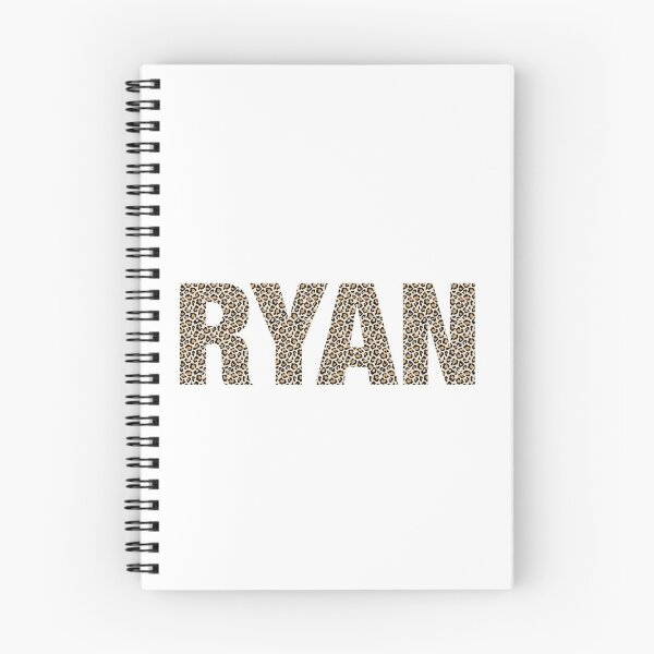 Item preview, Ryan name Ryan leopard pattern my name is Ryan gift birthday holiday anniversary Essential Inspiration Joy Mood Funny designed and sold by DesignByHeartUK.