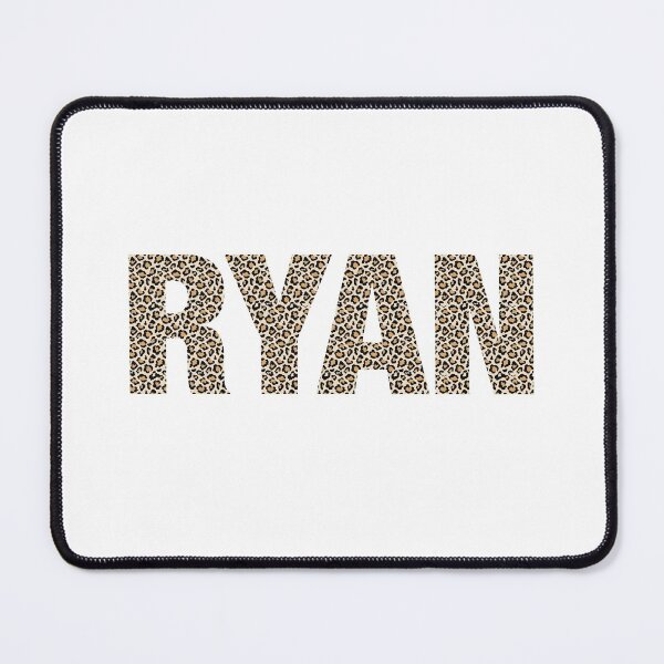 Item preview, Ryan name Ryan leopard pattern my name is Ryan gift birthday holiday anniversary Essential Inspiration Joy Mood Funny designed and sold by DesignByHeartUK.