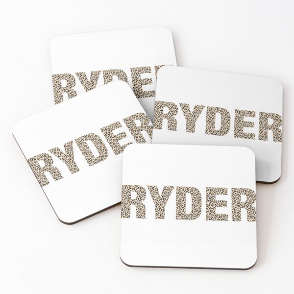 Item preview, Ryder name Ryder leopard pattern my name is Ryder gift birthday holiday anniversary Essential Inspiration Joy Mood Funny designed and sold by DesignByHeartUK.