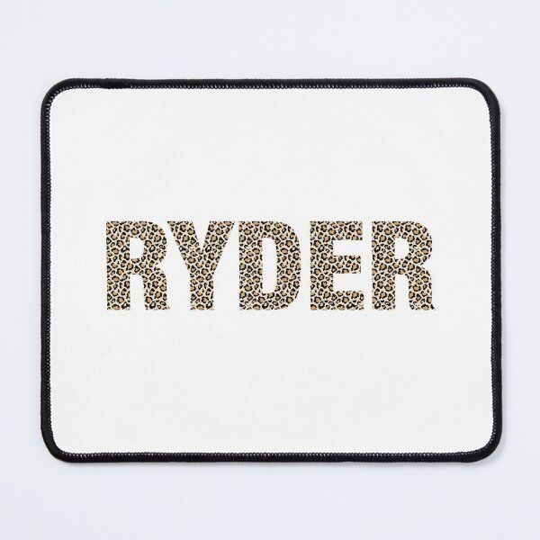 Item preview, Ryder name Ryder leopard pattern my name is Ryder gift birthday holiday anniversary Essential Inspiration Joy Mood Funny designed and sold by DesignByHeartUK.