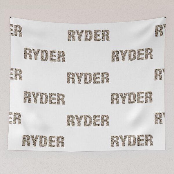 Item preview, Ryder name Ryder leopard pattern my name is Ryder gift birthday holiday anniversary Essential Inspiration Joy Mood Funny designed and sold by DesignByHeartUK.