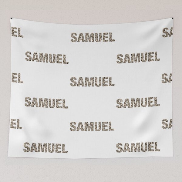 Item preview, Samuel name Samuel leopard pattern my name is Samuel gift birthday holiday anniversary Essential Inspiration Joy Mood Funny designed and sold by DesignByHeartUK.