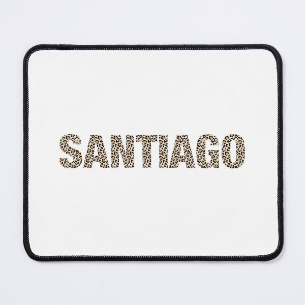 Item preview, Santiago name Santiago leopard pattern my name is Santiago gift birthday holiday anniversary Essential Inspiration Joy Mood Funny designed and sold by DesignByHeartUK.