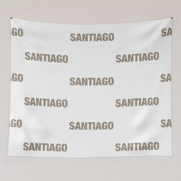 Item preview, Santiago name Santiago leopard pattern my name is Santiago gift birthday holiday anniversary Essential Inspiration Joy Mood Funny designed and sold by DesignByHeartUK.