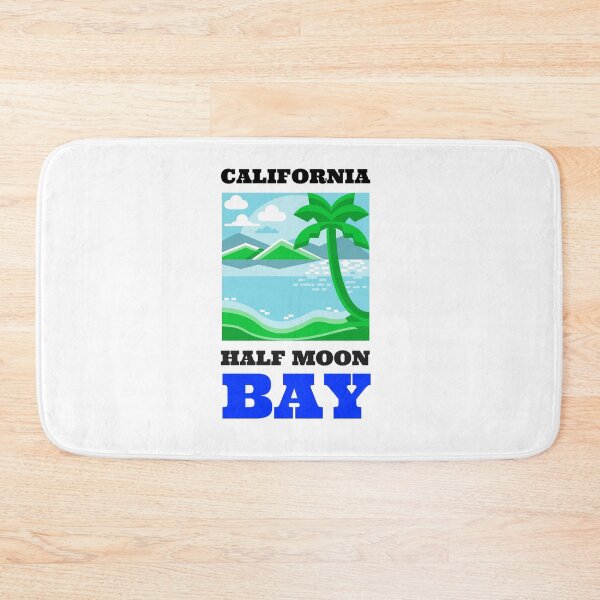 Item preview, Half Moon Bay California T-Shirt/Sticker designed and sold by BestCoolStuff.