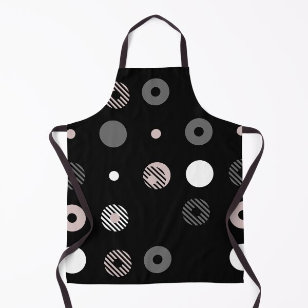 Artikelvorschau, Pink Gray Black White Stripe Circle Polka Dot Pattern Pairs Dulux 2022 Popular Colour Rose Canopy entworfen und verkauft von ColorOfTheYears.