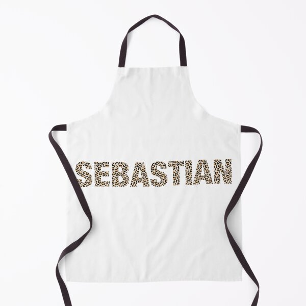 Item preview, Sebastian name Sebastian leopard pattern my name is Sebastian gift birthday holiday anniversary Essential Inspiration Joy Mood Funny designed and sold by DesignByHeartUK.