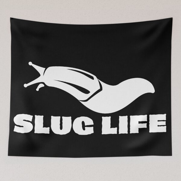 Item preview, Slug life (white) designed and sold by BlkBearyDesigns.