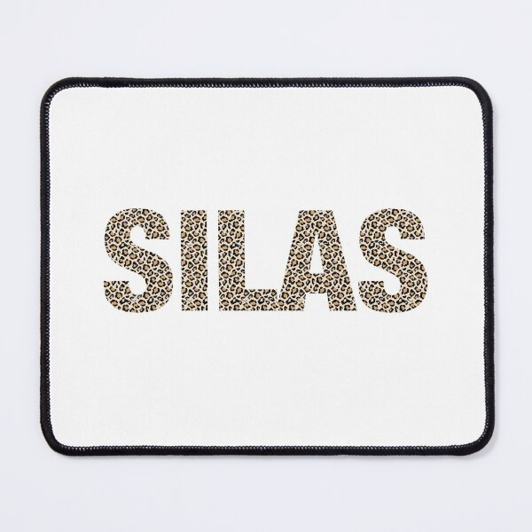 Item preview, Silas name Silas leopard pattern my name is Silas gift birthday holiday anniversary Essential Inspiration Joy Mood Funny designed and sold by DesignByHeartUK.