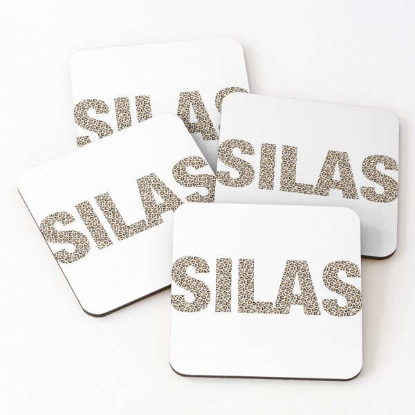 Artikelvorschau, Silas Name Silas Leopardenmuster mein Name ist Silas Geschenk Geburtstag Urlaub Jahrestag Essential Inspiration Freude Stimmung Lustig entworfen und verkauft von DesignByHeartUK.