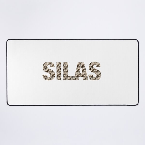 Item preview, Silas name Silas leopard pattern my name is Silas gift birthday holiday anniversary Essential Inspiration Joy Mood Funny designed and sold by DesignByHeartUK.
