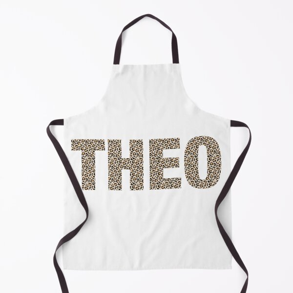 Item preview, Theo name Theo leopard pattern my name is Theo gift birthday holiday anniversary Essential Inspiration Joy Mood Funny designed and sold by DesignByHeartUK.