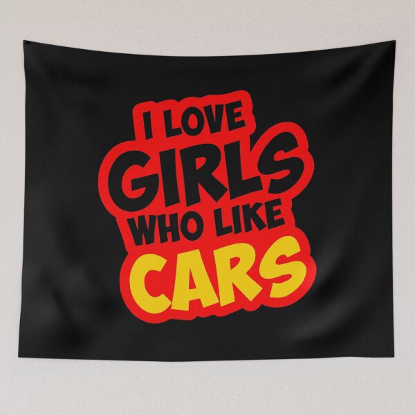 Item preview, I Love Girls Who Like Cars designed and sold by whuruxeno.