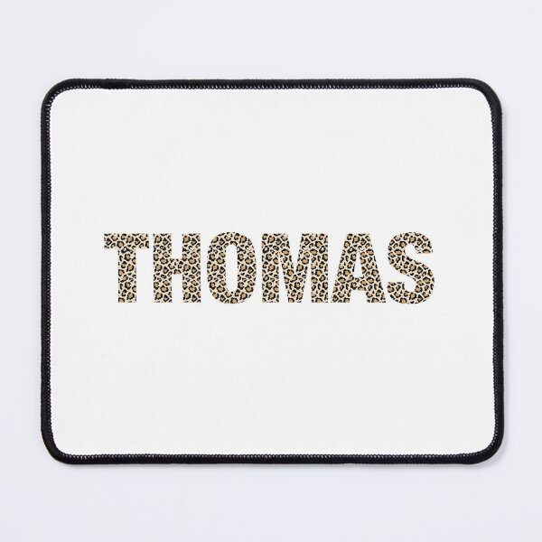 Item preview, Thomas name Thomas leopard pattern my name is Thomas gift birthday holiday anniversary Essential Inspiration Joy Mood Funny designed and sold by DesignByHeartUK.