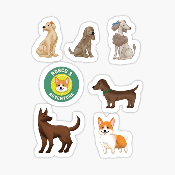 Doggo Sticker Sheet Sticker