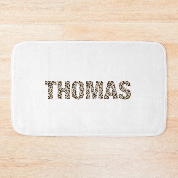 Item preview, Thomas name Thomas leopard pattern my name is Thomas gift birthday holiday anniversary Essential Inspiration Joy Mood Funny designed and sold by DesignByHeartUK.
