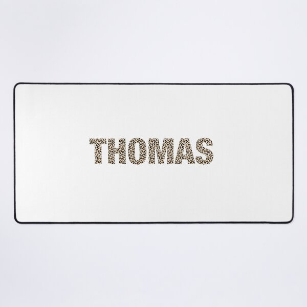 Item preview, Thomas name Thomas leopard pattern my name is Thomas gift birthday holiday anniversary Essential Inspiration Joy Mood Funny designed and sold by DesignByHeartUK.