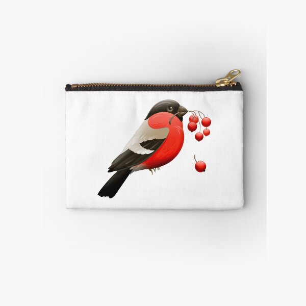 Item preview, Red Robin Bird with Berries. Vibrant Red Bird and Berries designed and sold by silviaol.