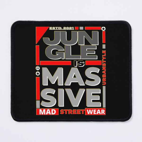 Item preview, JUNGLE IS MASSIVE - URBAN STYLE IN red designed and sold by AEROSPACE-IND.