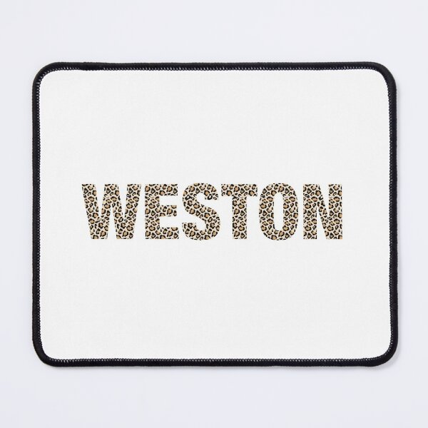 Item preview, Weston name Weston leopard pattern my name is Weston gift birthday holiday anniversary Essential Inspiration Joy Mood Funny designed and sold by DesignByHeartUK.
